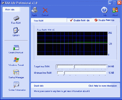Windows XP à память